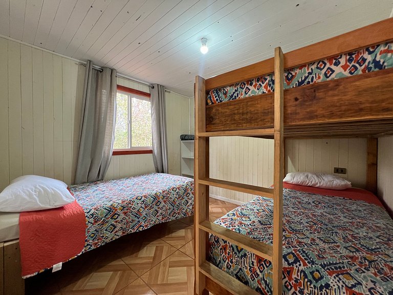 Family cabin in a gated complex, Licanray.