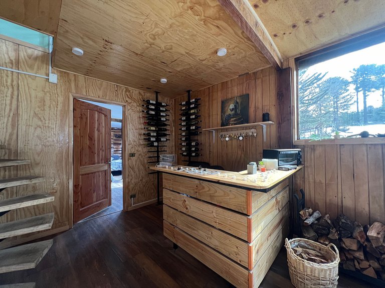 Room in "Volkano", Corralco.