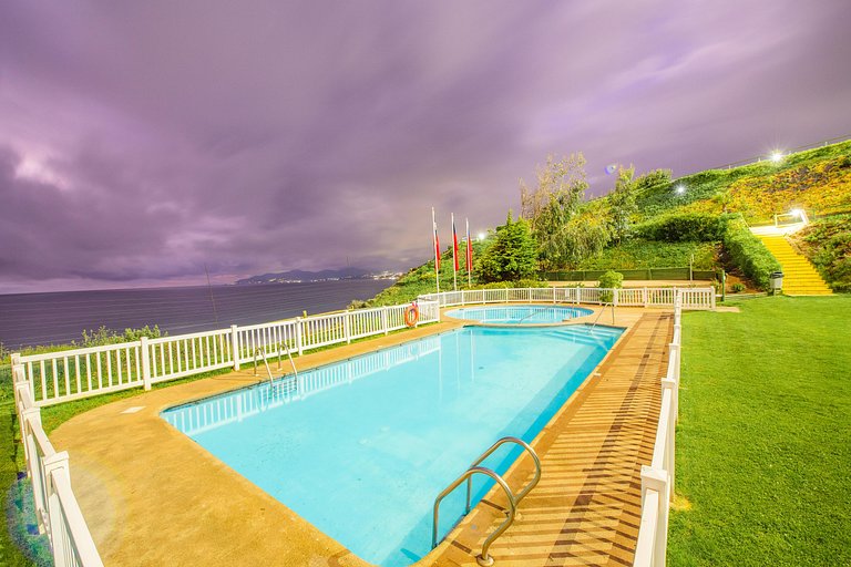 Cozy apartment with ocean view, Horcón.