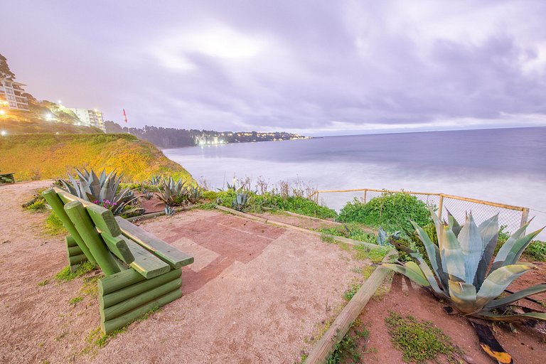 Cozy apartment with ocean view, Horcón.