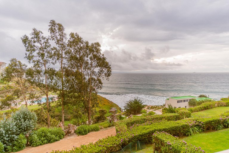 Cozy apartment with ocean view, Horcón.