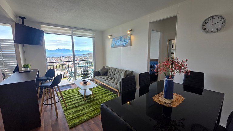 Apartamento com vista para o lago, Villarrica.