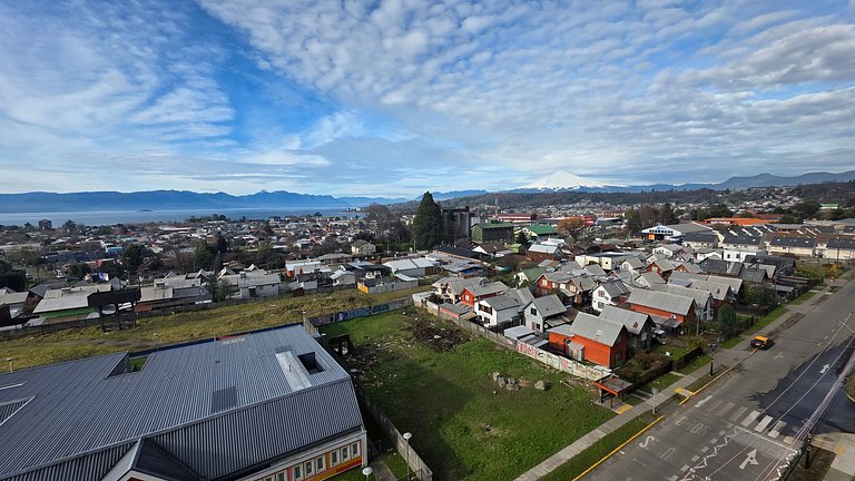 Apartamento com vista para o lago, Villarrica.