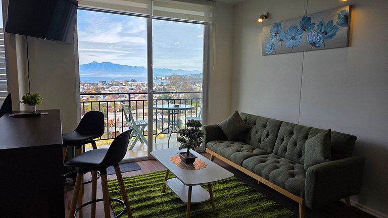 Departamento con vista al lago, Villarrica.