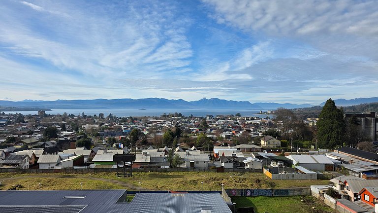 Apartamento com vista para o lago, Villarrica.