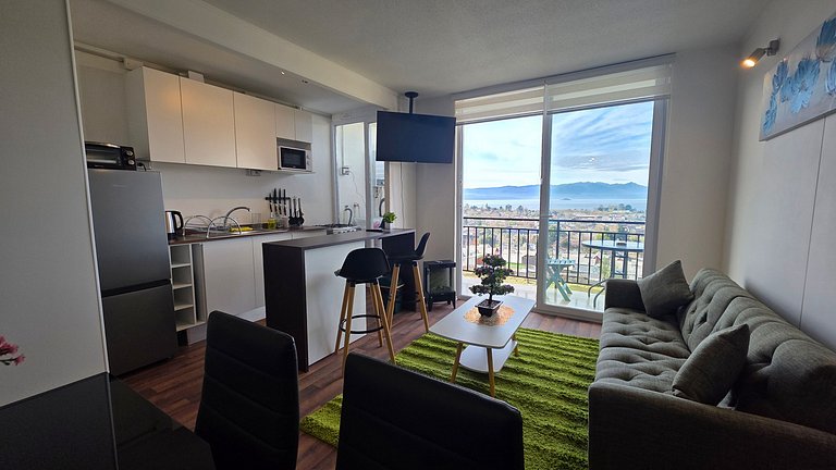 Apartment with lake view, Villarrica.