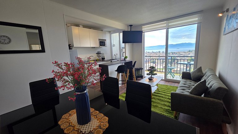 Apartment with lake view, Villarrica.