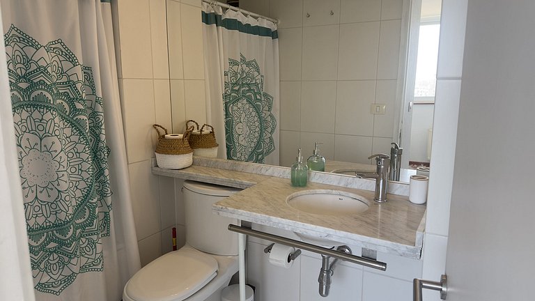 Apartment steps from Mall Alto Las Condes.