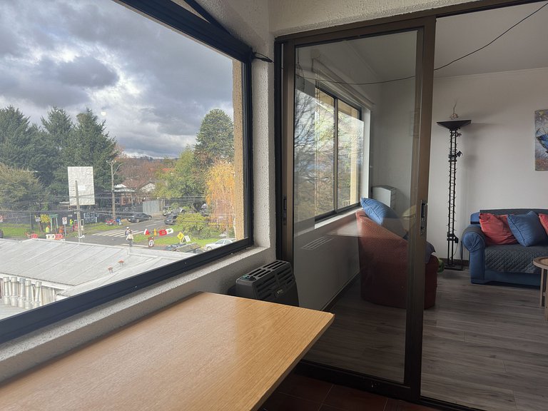 Apartment steps from Lake Villarrica.