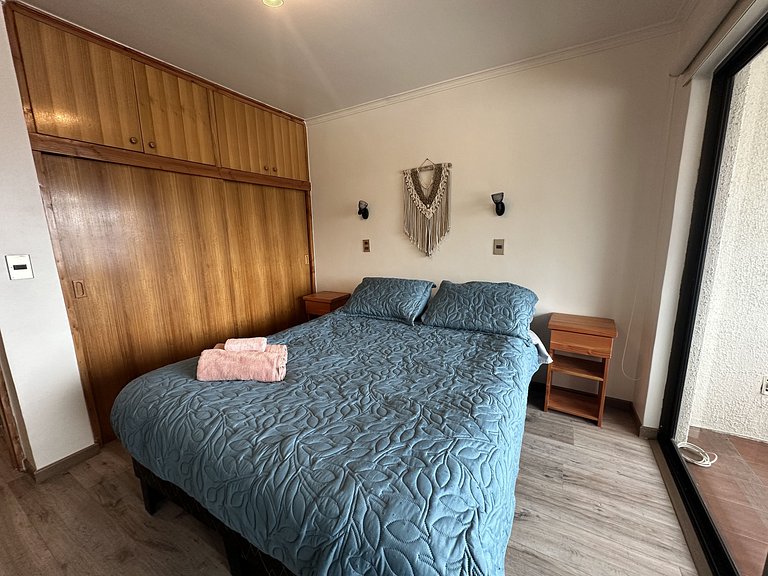 Apartment steps from Lake Villarrica.