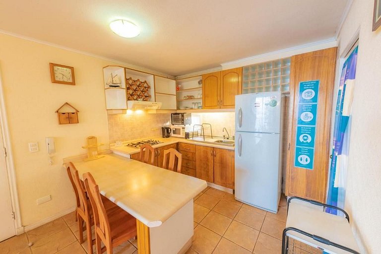 Apartamento com vista para o mar em Bahía Pelícanos.