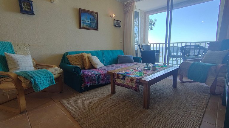 Departamento con vista al mar, Horcón.