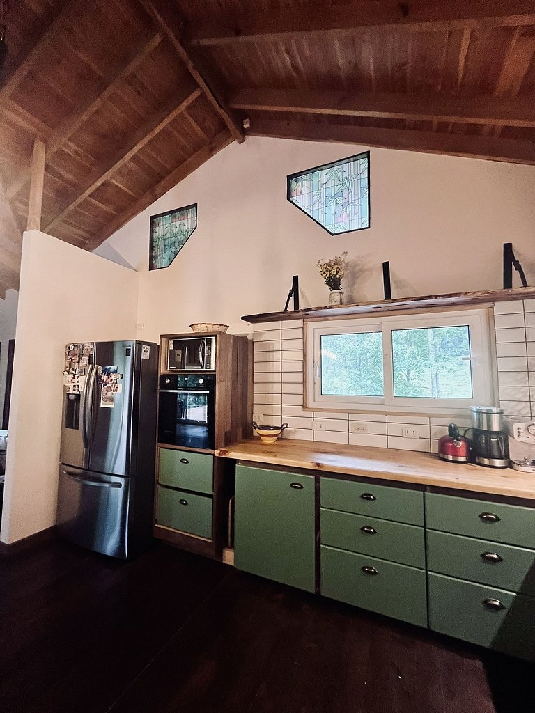 House surrounded by nature in Panguipulli.