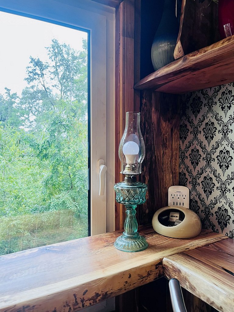 Casa cercada pela natureza em Panguipulli.