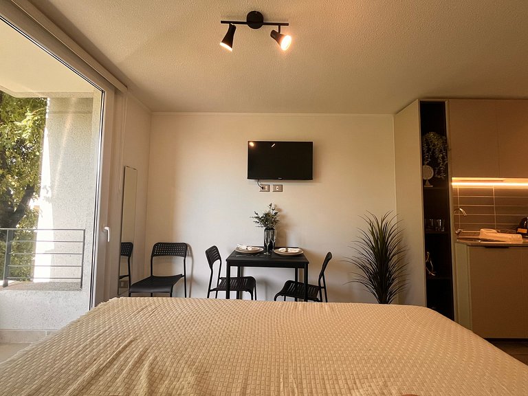 Apartment with A/C minutes from Movistar Arena.