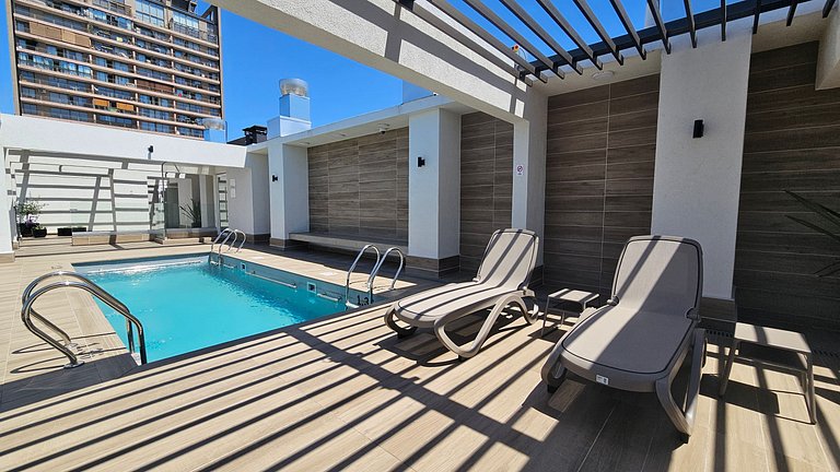 Apartment with A/C minutes from Movistar Arena.
