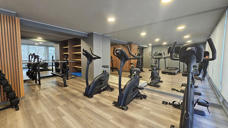 Departamento con A/C a minutos de Movistar Arena.