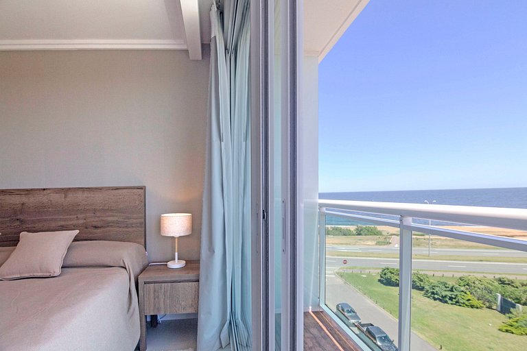 Incrível apartamento com vista para o mar, Punta.
