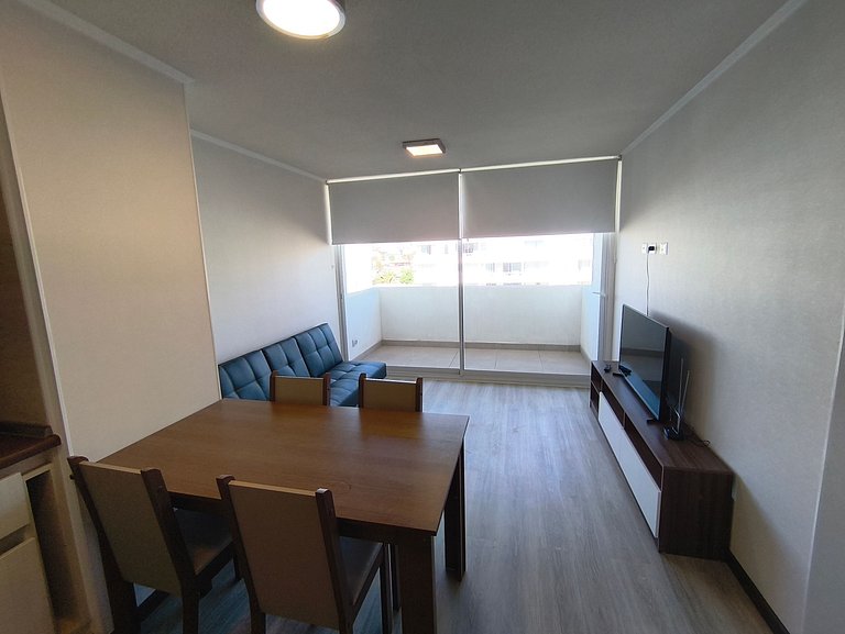 Family apartment minutes from Faro Monumental, La Serena.