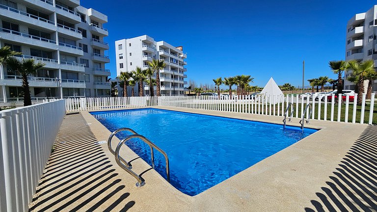 Apartamento familiar a minutos do Faro Monumental, La Serena
