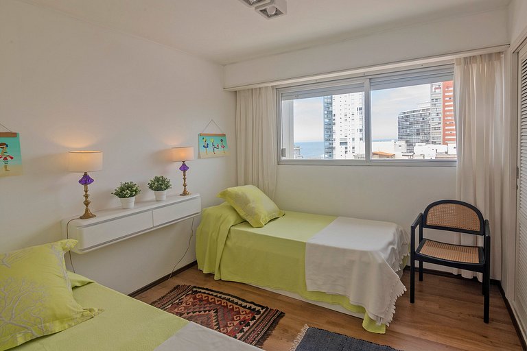 Apartment with sea view in Punta del Este.