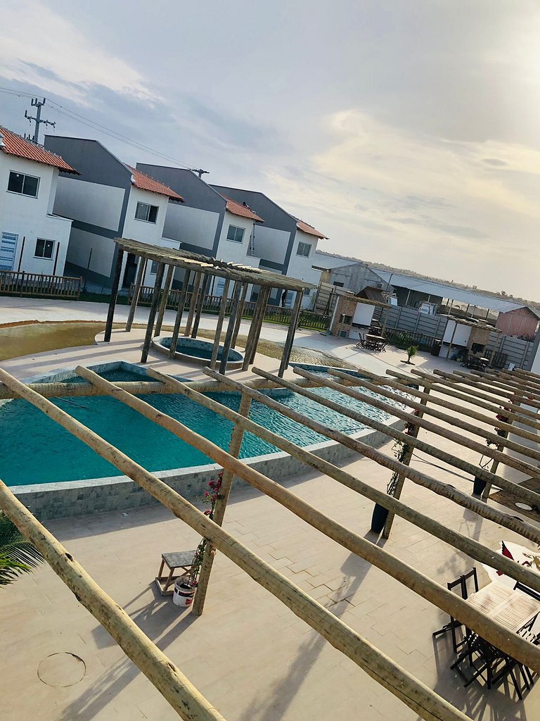 House near the beach with pool and barbacoa