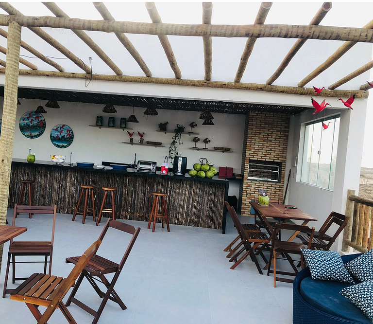 House near the beach with pool and barbacoa