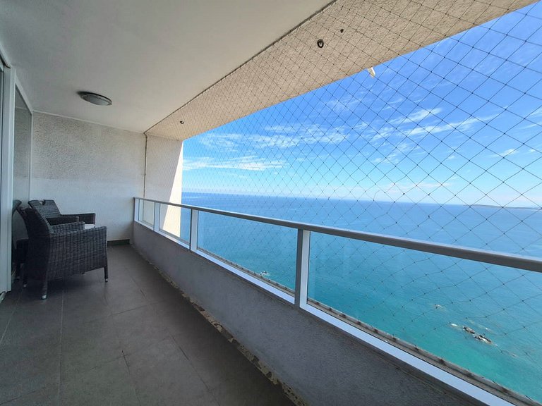 Departamento con vista al mar en Costa de Montemar.
