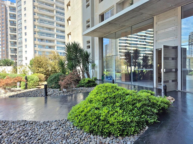 Departamento con vista al mar en Costa de Montemar.