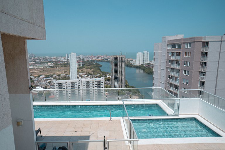Apartamento a pasos del mar Caribe, Cartagena.