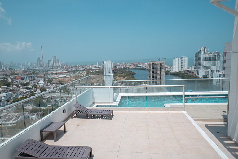 Apartamento a pasos del mar Caribe, Cartagena.
