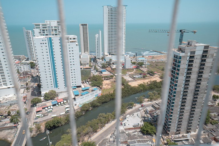 Apartamento a pasos del mar Caribe, Cartagena.