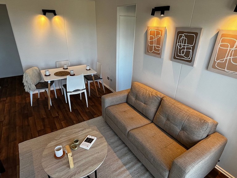 Oceana Suites con vista al volcán Villarrica