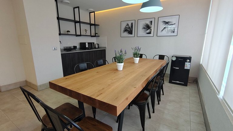 Apartamento a poucos passos do Metrô La Cisterna,