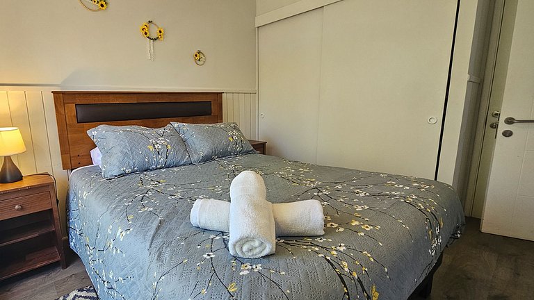 Apartamento com piscina no caminho ao vulcão.