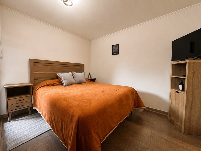 Suite doble moderna en el centro de Santiago