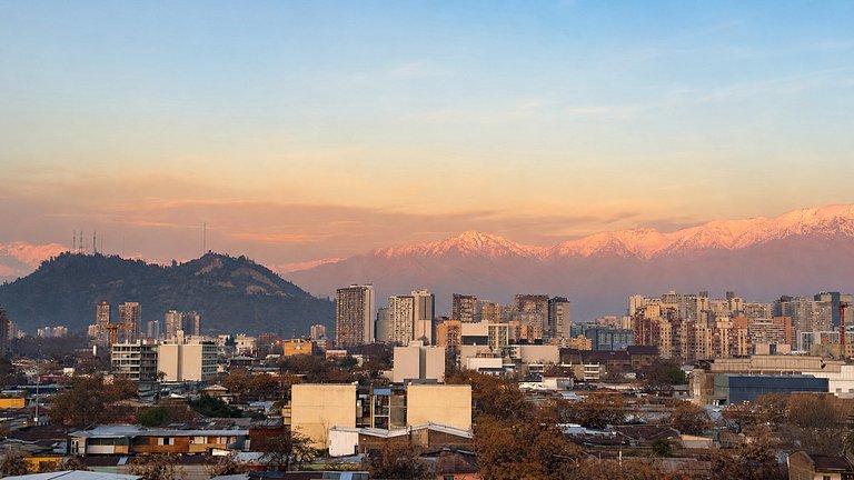 Suíte Dupla Moderna no Centro de Santiago