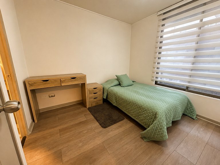 Suite doble moderna en el centro de Santiago