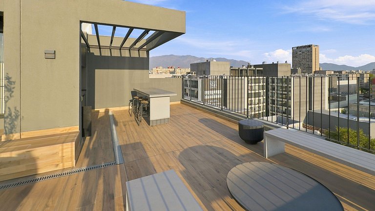 Incrível apartamento com excelente conectividade, Santiago C