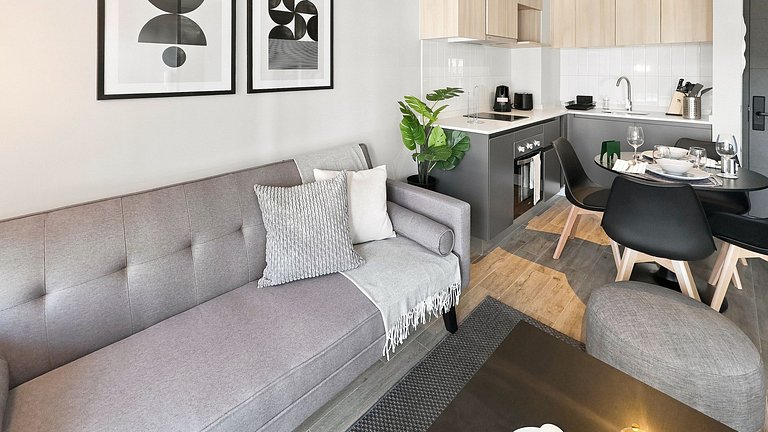 Incrível apartamento com excelente conectividade, Santiago C