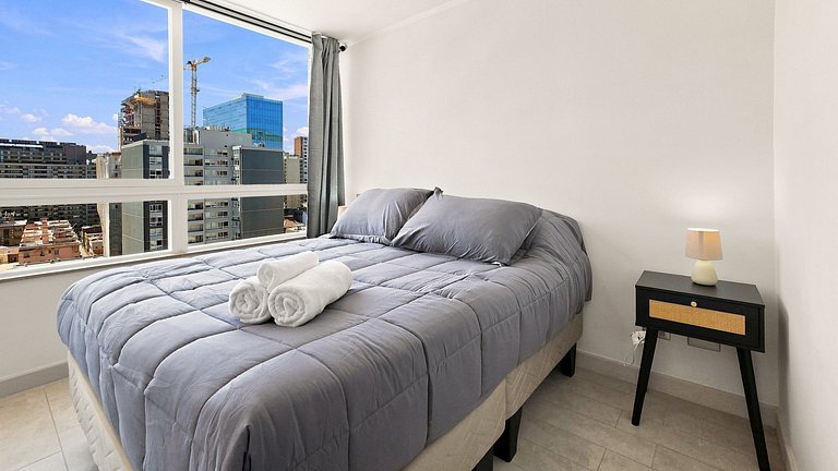 Incrível apartamento no Centro de Santiago.