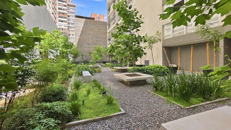 Incrível apartamento no Centro de Santiago.