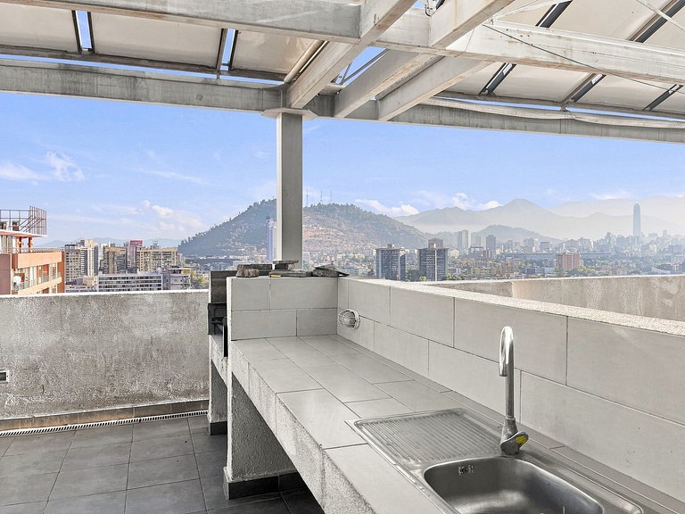 Departamento a minutos de Metro Santa Isabel
