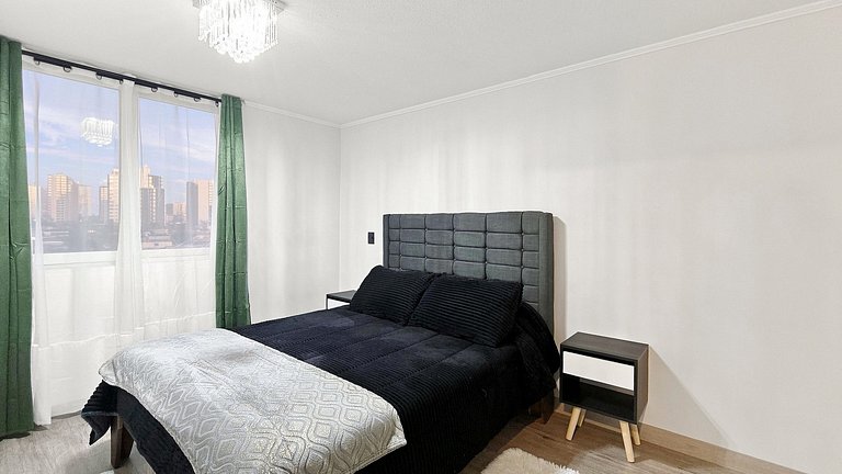 Apartamento a minutos do Metrô Lo Ovalle