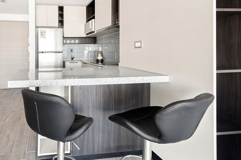 Departamento con rooftop en Santiago Centro