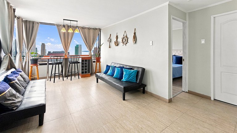 Apartment steps from Playa Brava, Iquique.