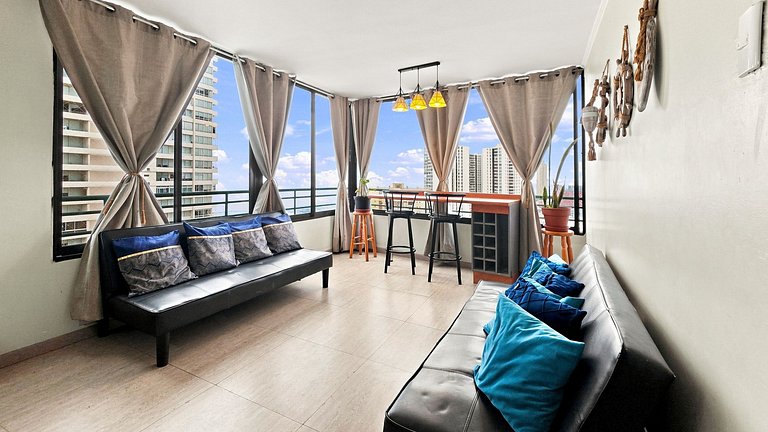 Apartamento a passos da Playa Brava, Iquique.
