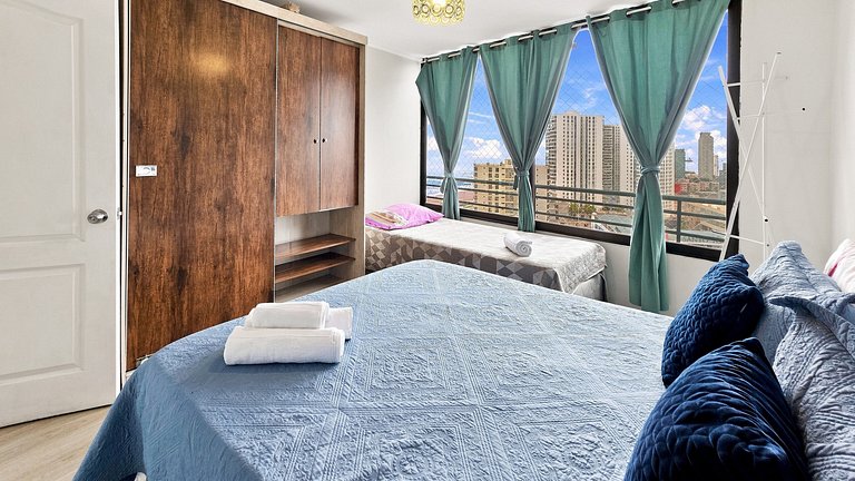 Apartamento a passos da Playa Brava, Iquique.