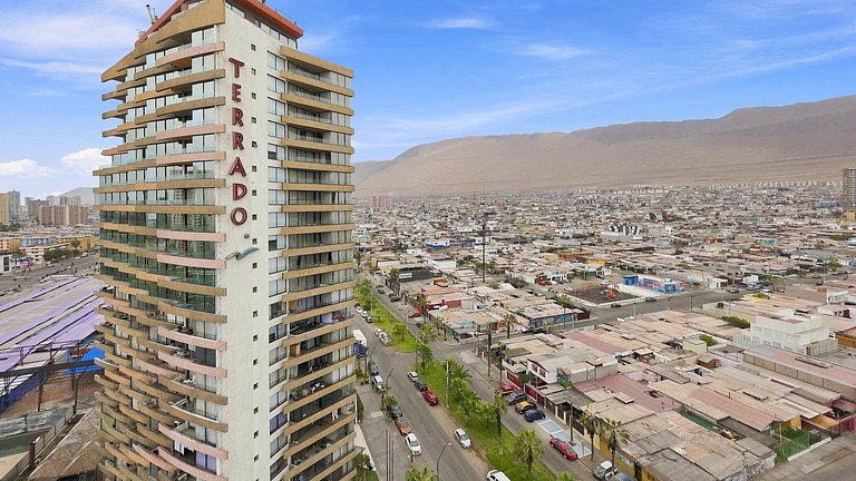 Apartamento a passos da Playa Brava, Iquique.