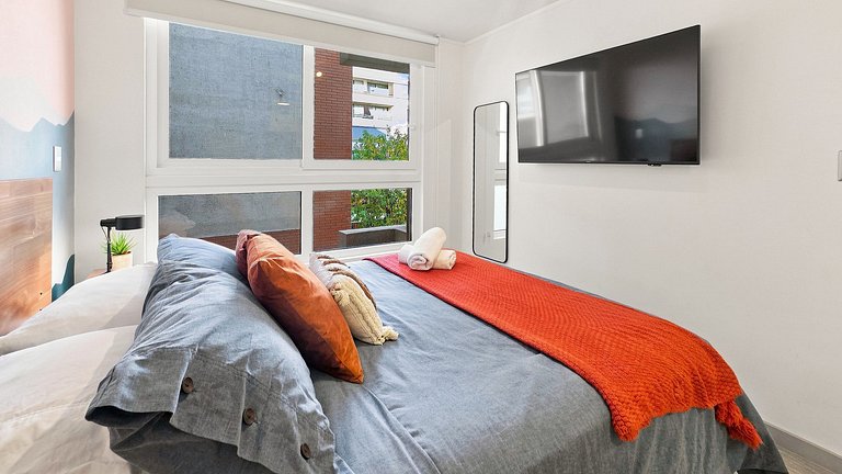 Apartamento a poucos minutos do Parque O'Higgins
